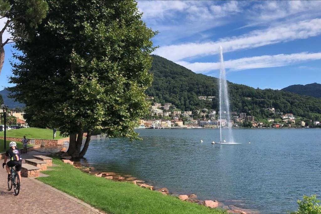 Tresa Bay House - Lugano Lake Lavena Ponte Tresa Buitenkant foto