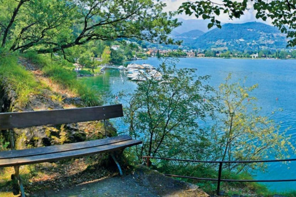 Tresa Bay House - Lugano Lake Lavena Ponte Tresa Buitenkant foto